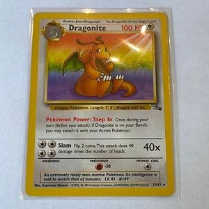 Dragonite #19 Pokemon Fossil
